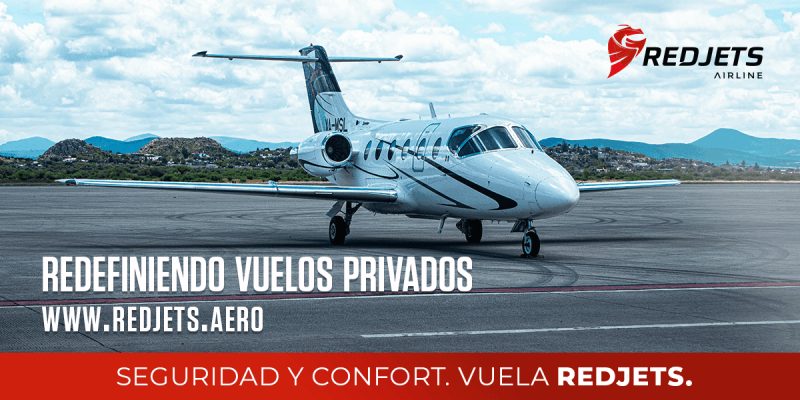 REDJETS: banner de vuelos privados